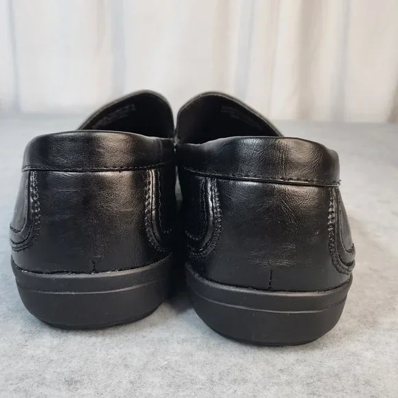 * Winston Comfortable Square Toe Black Loafers Men's Size's - Picture 6 of 9